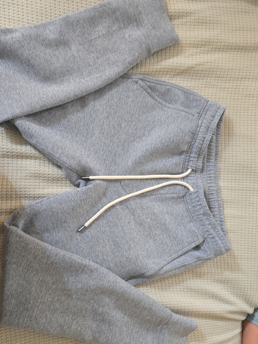 American Eagle Gray Mens Drawstring Sweatpants - Casual Cozy Joggers